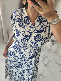 Robe taille magique CARYS bleu marine