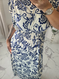 Robe taille magique CARYS bleu marine