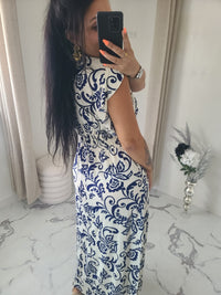 Robe taille magique CARYS bleu marine