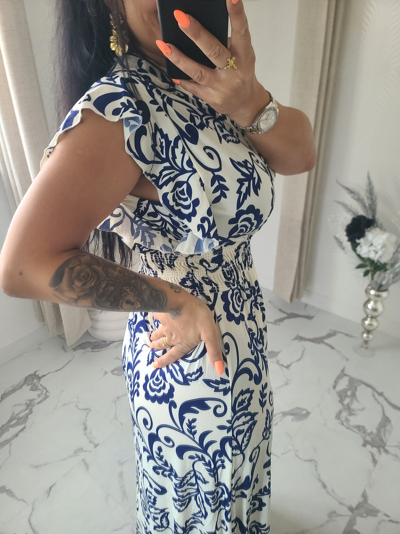 Robe taille magique CARYS bleu marine