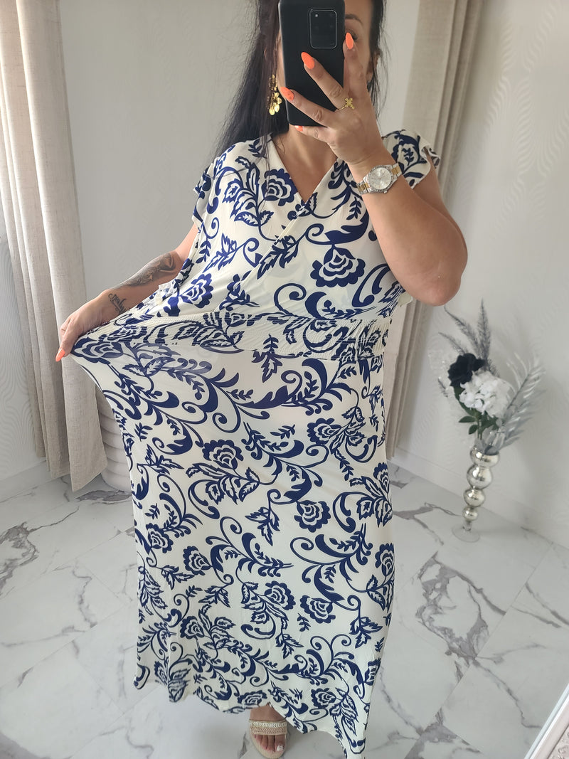 Robe taille magique CARYS bleu marine