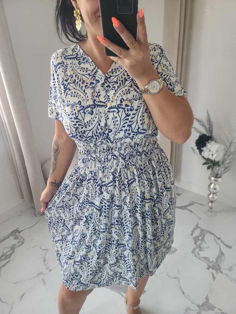 Robe taille magique OONA bleu marine