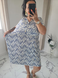 Robe taille magique OONA bleu marine