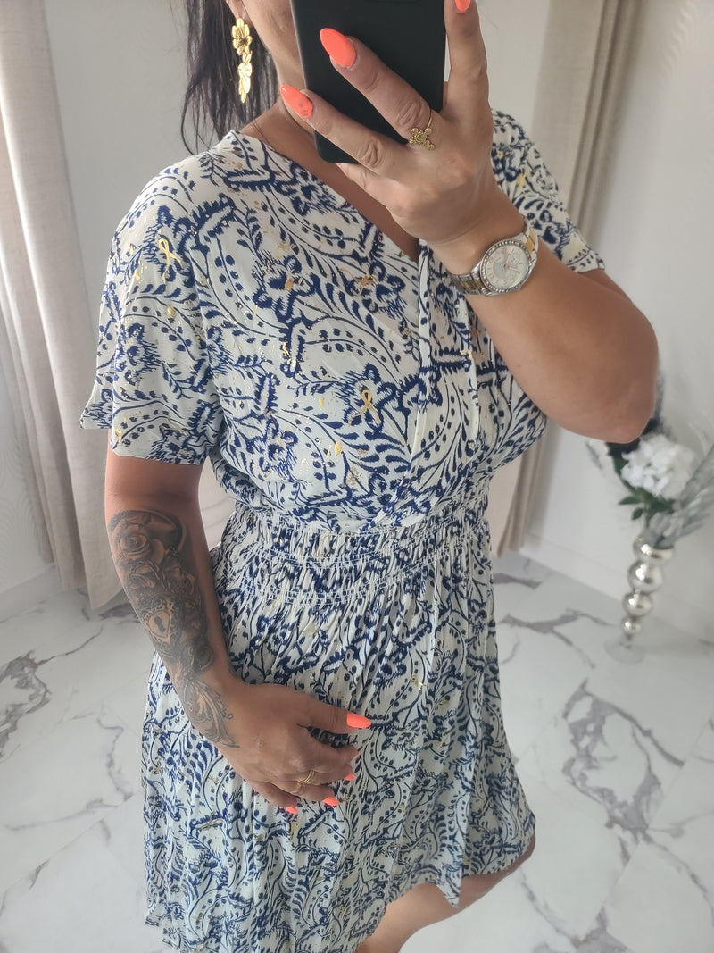 Robe taille magique OONA bleu marine