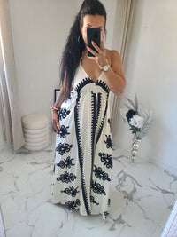 Robe dos nu MELLY beige