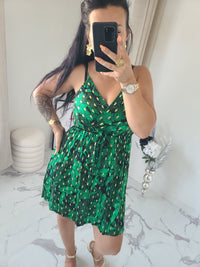 Robe courte LARISSA verte