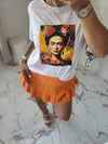 T-shirt FRIDA KAHLO orange