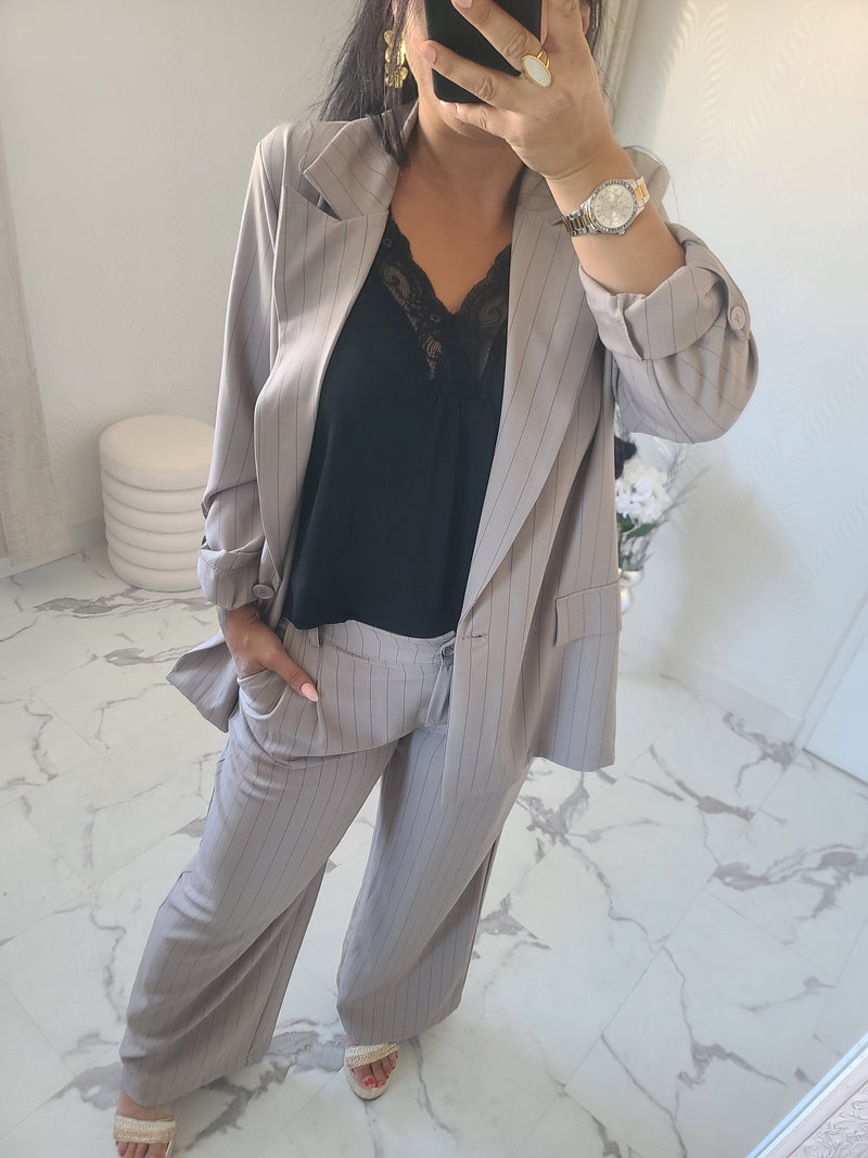 Ensemble tailleur ENZO veste et pantalon