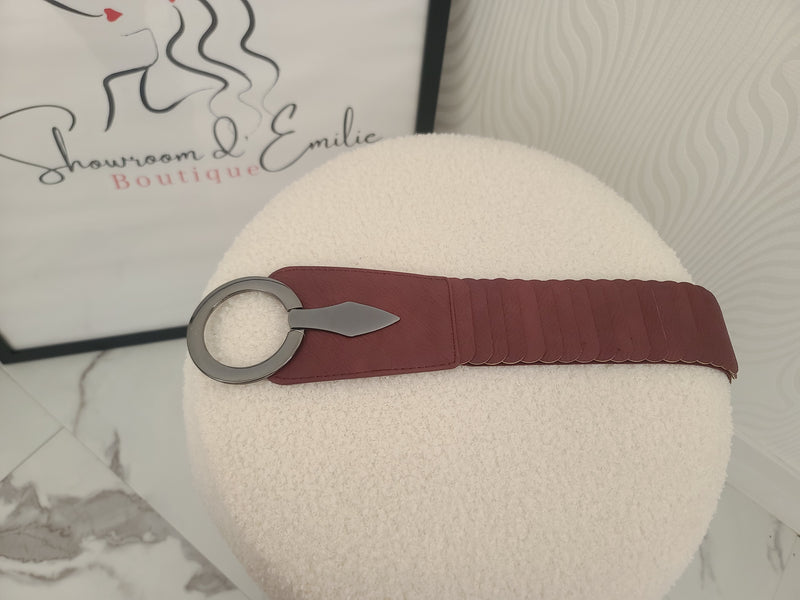 Ceinture JOYCE bordeaux