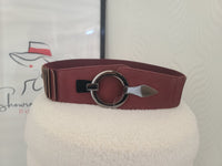 Ceinture JOYCE bordeaux