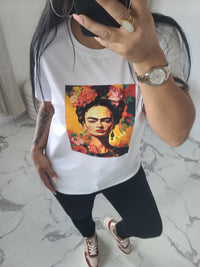 T-shirt FRIDA KAHLO orange