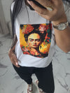 T-shirt FRIDA KAHLO orange