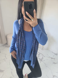 Pull 3 pièces AMAEL bleu