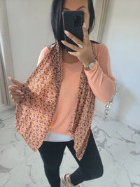 Pull 3 pièces AMAEL corail