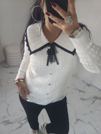 Pull col claudine LEONIE