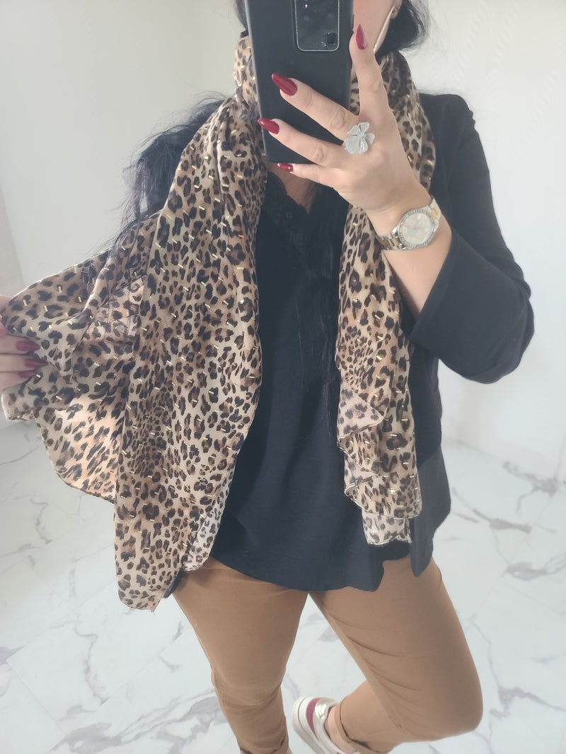 Foulard LEOPARD
