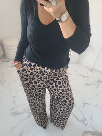 Pantalon LÉOPARD marine