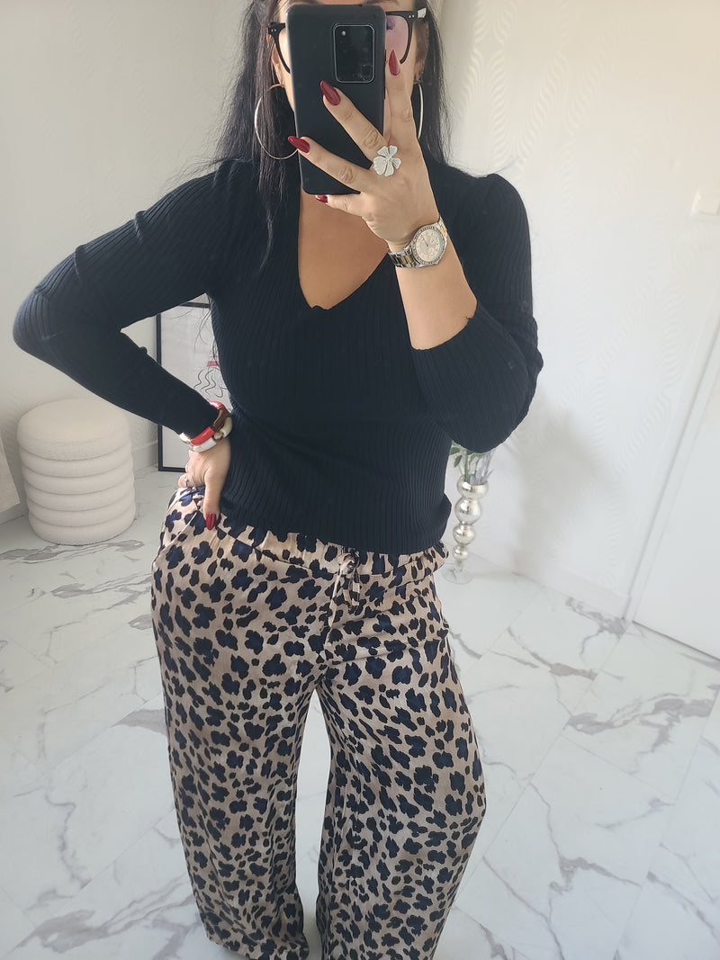 Pantalon LÉOPARD marine