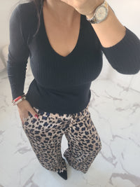 Pantalon LÉOPARD marine