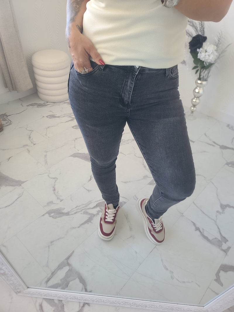 Jean slim push-up ANTON gris