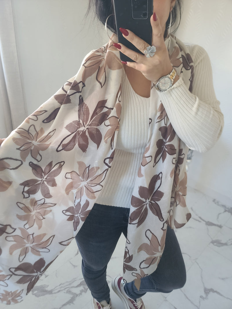 Foulard IRIS beige
