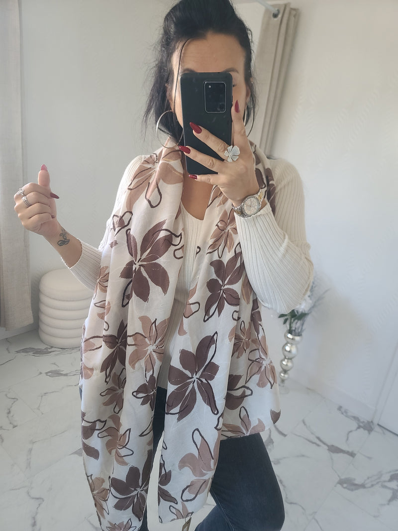 Foulard IRIS beige