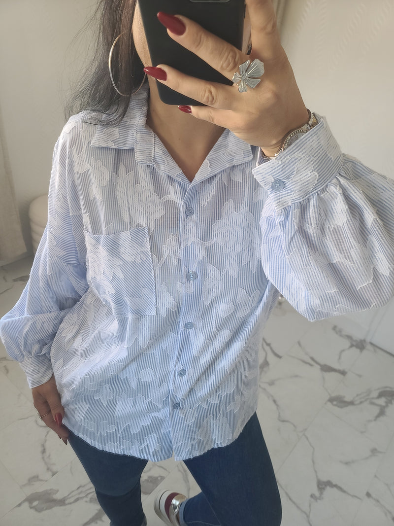 Chemise CLEMENCE bleu