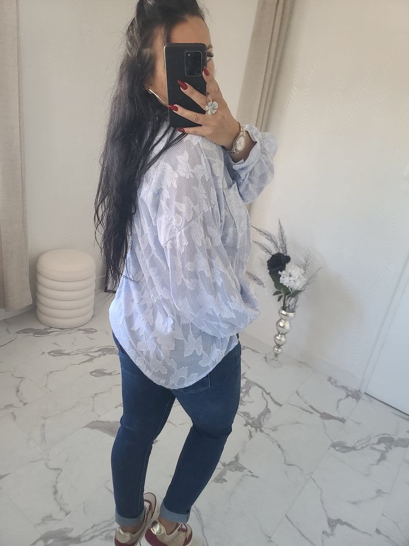 Chemise CLEMENCE bleu