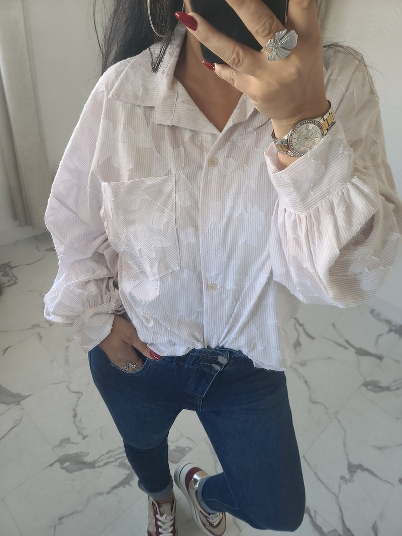 Chemise CLEMENCE beige