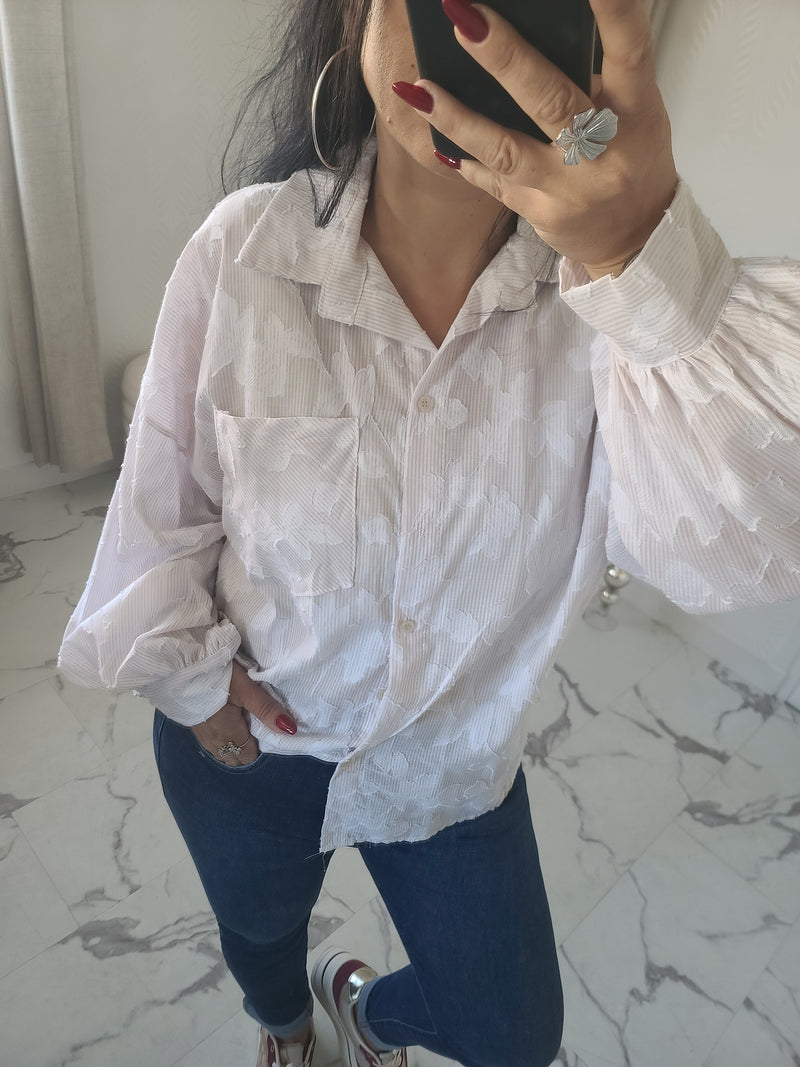 Chemise CLEMENCE beige