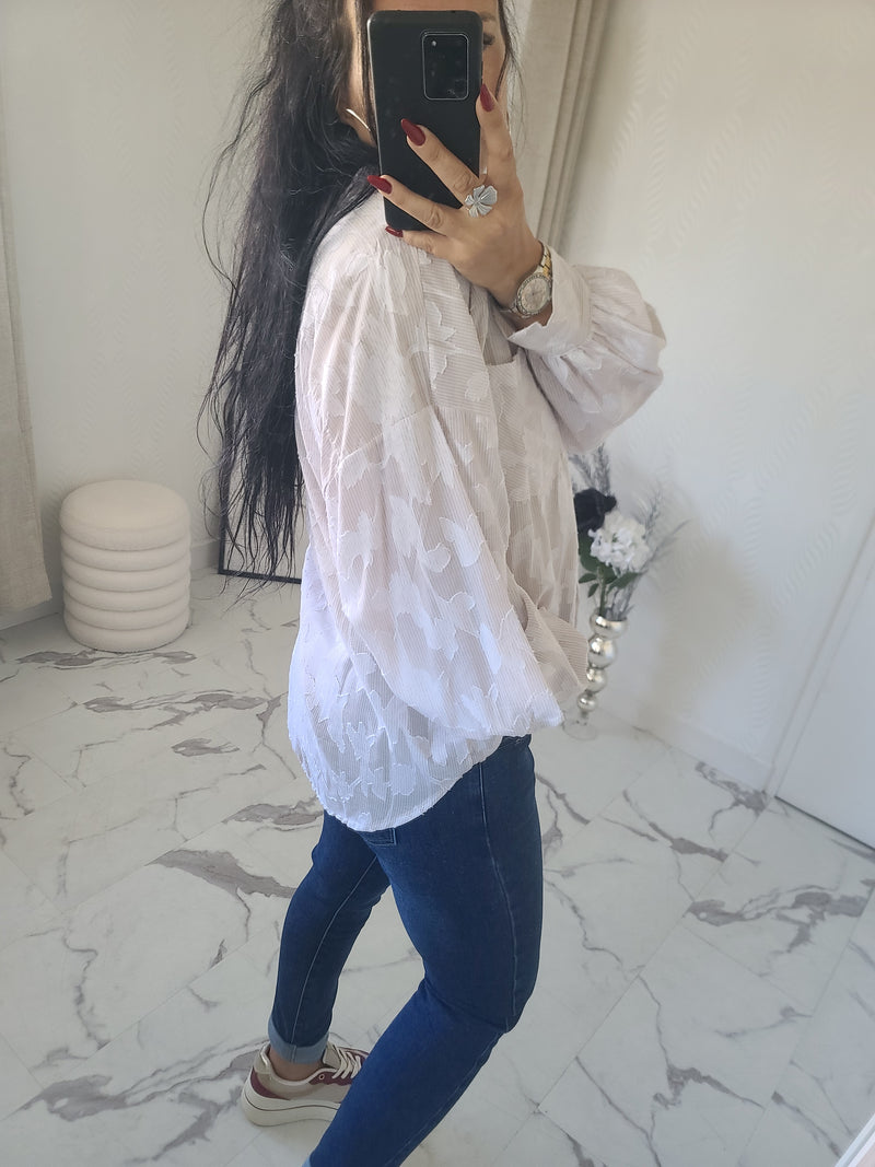 Chemise CLEMENCE beige