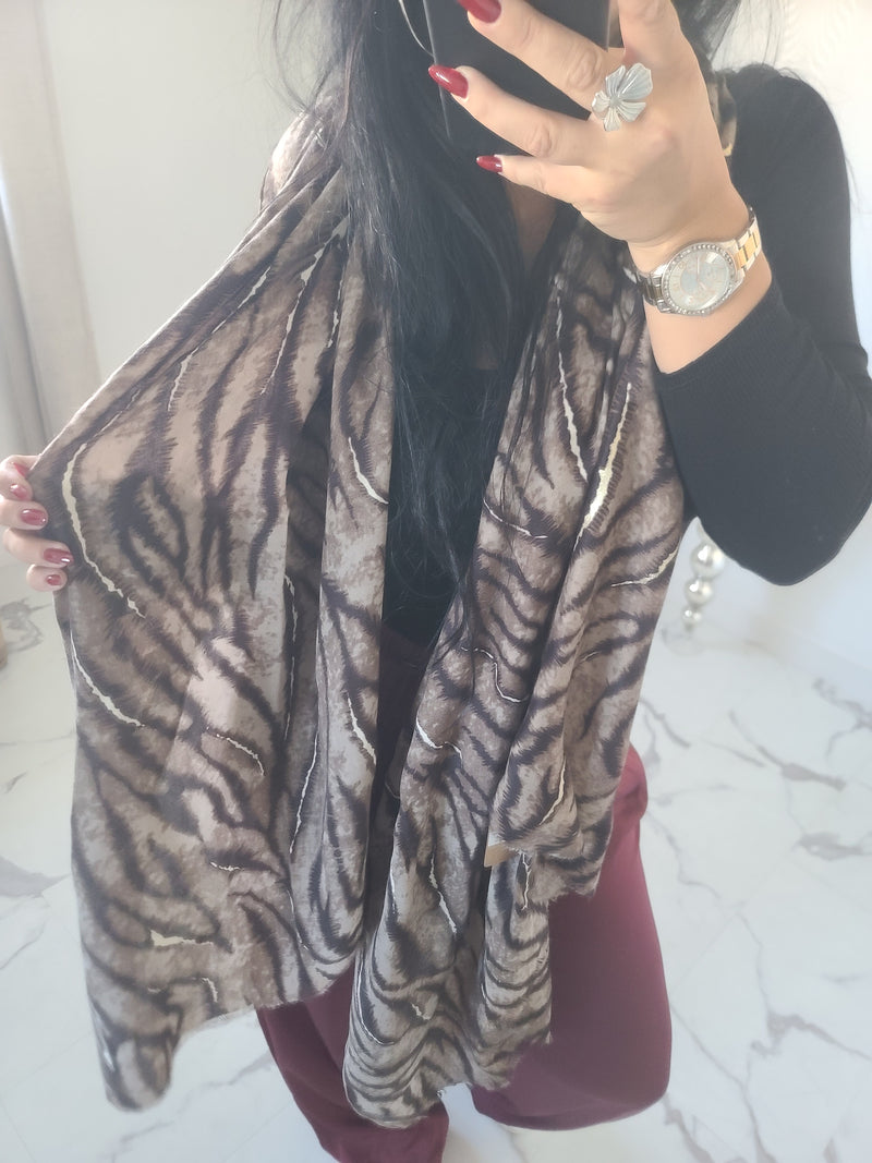 Foulard SAVANE marron