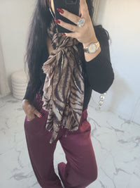 Foulard SAVANE marron