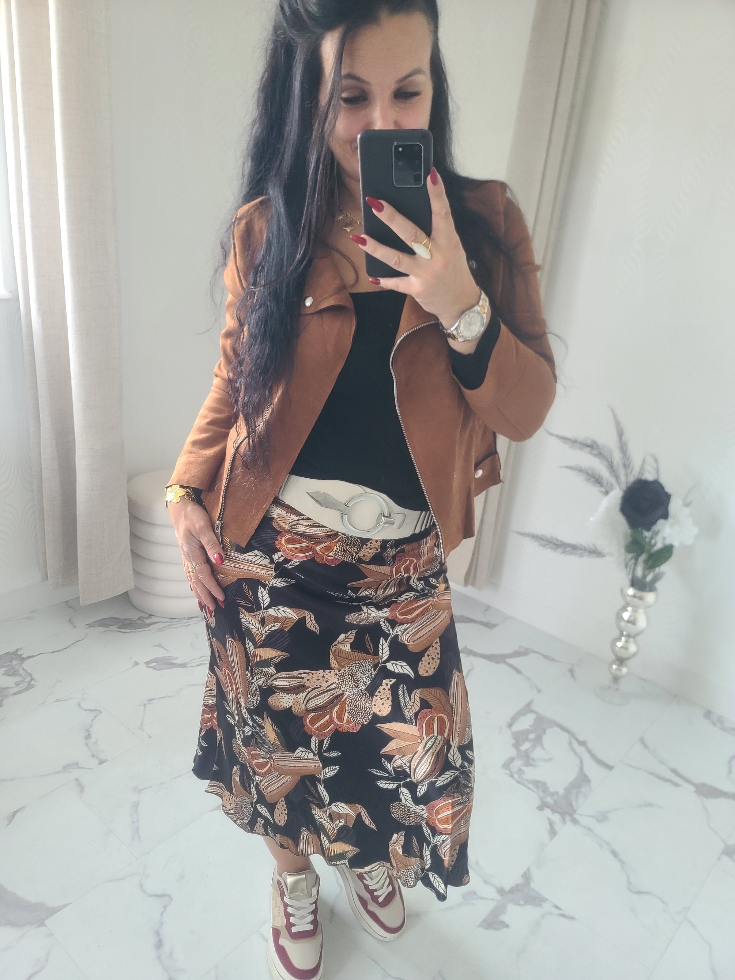Jupe imprimée LINDA