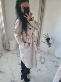 Manteau SACHA crème