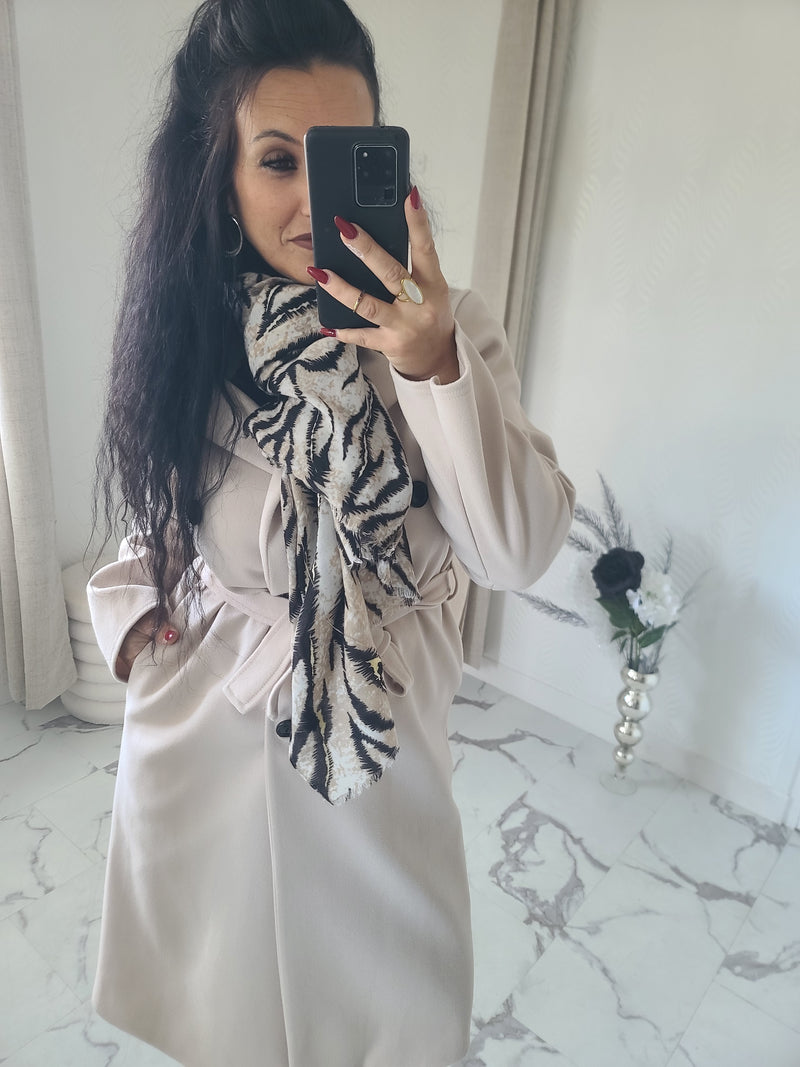 Manteau SACHA crème