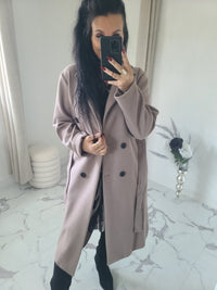 Manteau SACHA taupe