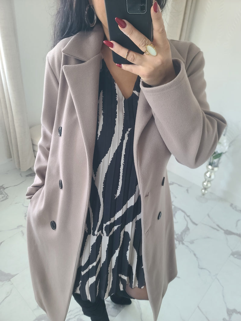 Manteau SACHA taupe