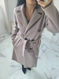 Manteau SACHA taupe
