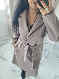 Manteau SACHA taupe