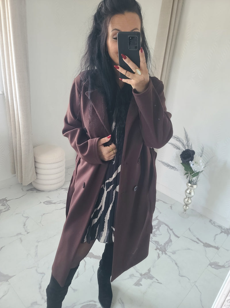 Manteau SACHA marron