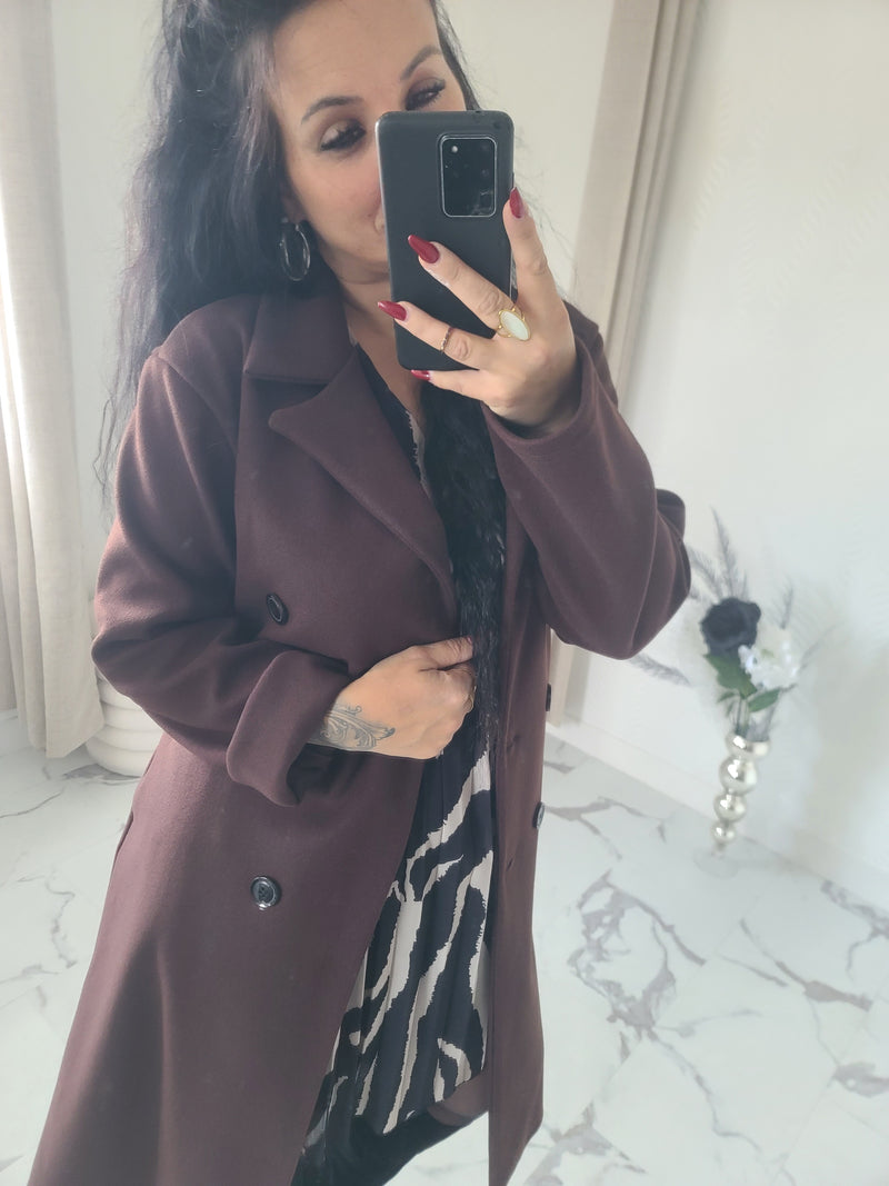 Manteau SACHA marron