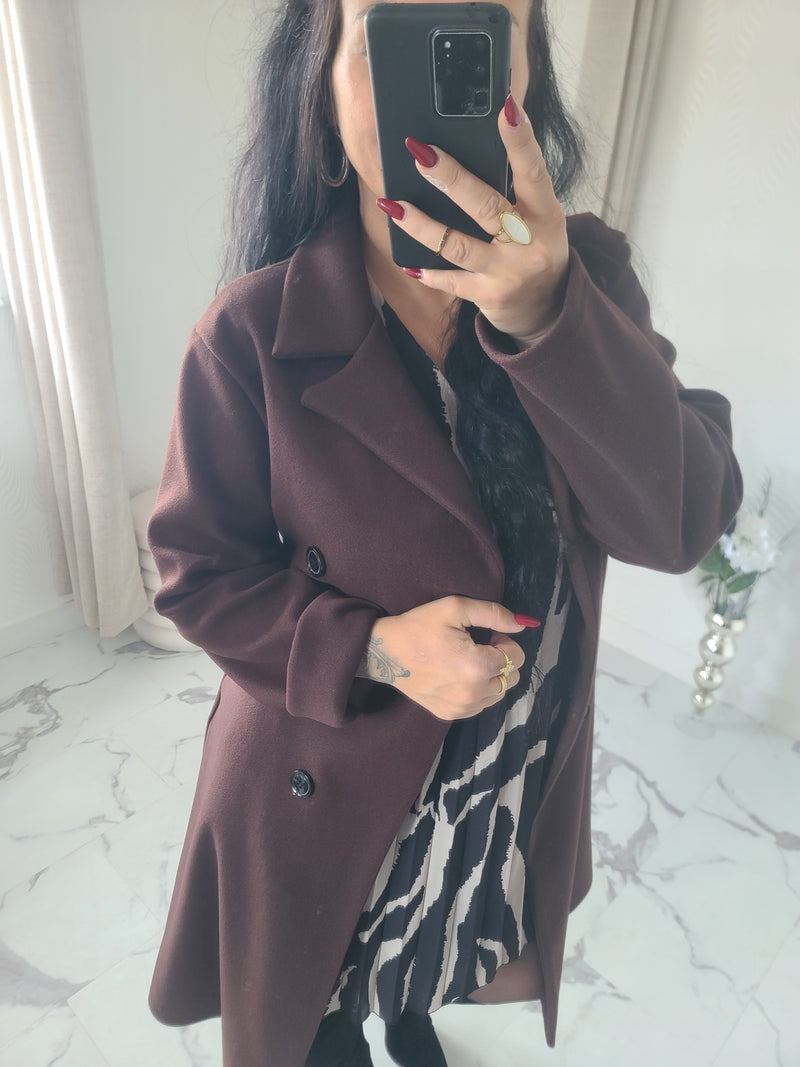 Manteau SACHA marron