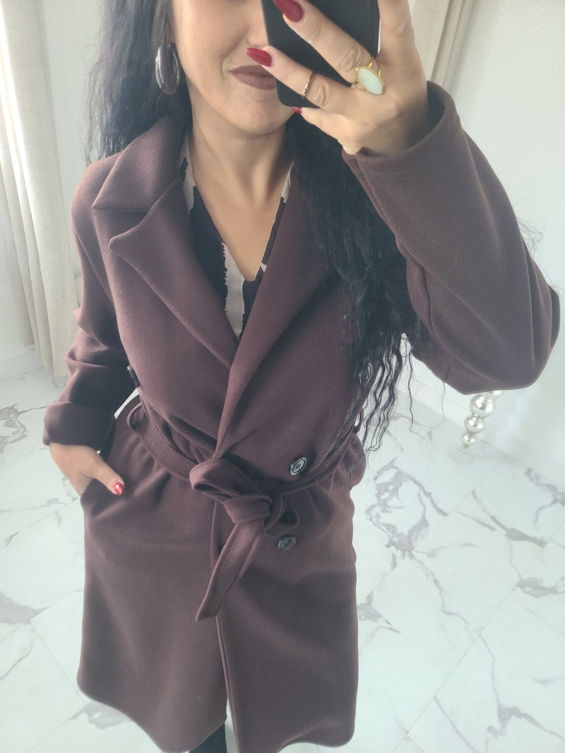 Manteau SACHA marron