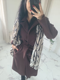 Manteau SACHA marron