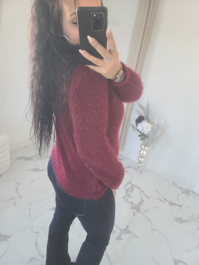 Pull CAMERON bordeaux