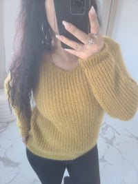 Pull CAMERON moutarde