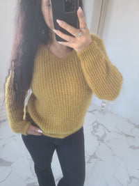 Pull CAMERON moutarde