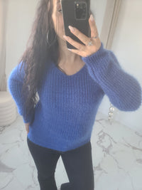 Pull CAMERON bleu roi