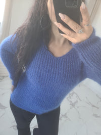 Pull CAMERON bleu roi